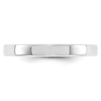 10k White Gold 3mm Standard Weight Flat Comfort Fit Wedding Band