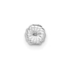 14k White Gold 1/2 carat Certified Lab Grown Diamond VS+ F+ Round Complete Three Prong Stud Earrings