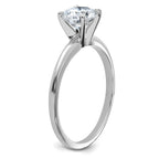 14kw 1ct. G H I True Light Round Moissanite Solitaire Ring