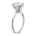 14kw 3ct. G H I True Light Round Moissanite Solitaire Ring
