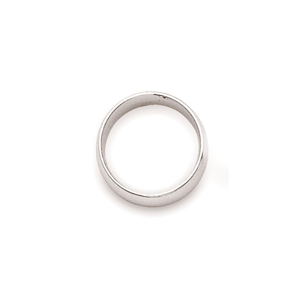 10k White Gold 2mm Half Round Wedding Band