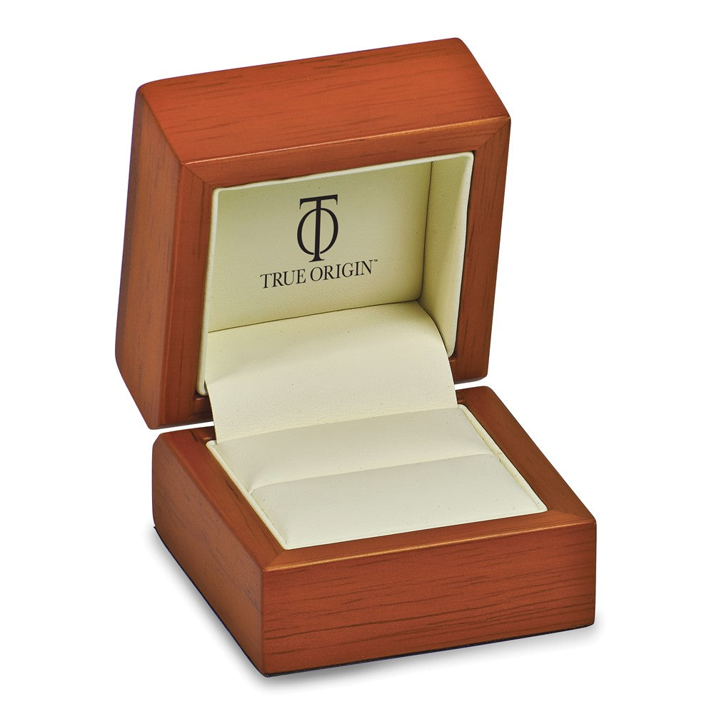 True Origin 14K White Gold 2 carat Lab Grown Diamond VS+ F+ Complete Eternity Band