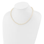 14k 4-5mm White Near-Round Freshwater Cultured Pearl Necklace