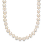 14k 4-5mm White Near-Round Freshwater Cultured Pearl Necklace