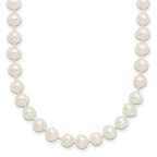 14k 5-6mm White Near-Round Freshwater Cultured Pearl Necklace