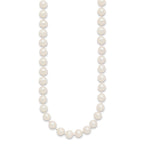 14k 7-8mm White Near-Round Freshwater Cultured Pearl Necklace