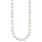 14k 8-9mm White Near-Round Freshwater Cultured Pearl Necklace