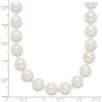 14k 8-9mm White Near-Round Freshwater Cultured Pearl Necklace