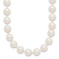 14k 8-9mm White Near-Round Freshwater Cultured Pearl Necklace