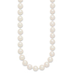 14k 9-10mm White Near-Round Freshwater Cultured Pearl Necklace