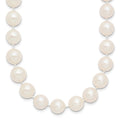 14k 9-10mm White Near-Round Freshwater Cultured Pearl Necklace