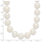 14k 10-11mm White Near-Round Freshwater Cultured Pearl Necklace