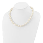 14k 11-12mm White Near-Round Freshwater Cultured Pearl Necklace