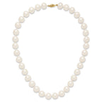 14k 11-12mm White Near-Round Freshwater Cultured Pearl Necklace