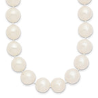 14k 11-12mm White Near-Round Freshwater Cultured Pearl Necklace
