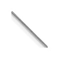 14K White Gold .6mm Round Snake with Lobster Clasp Chain
