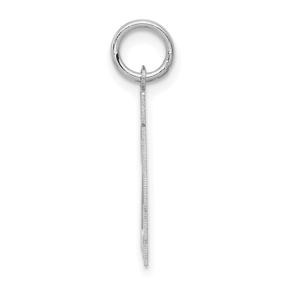 14kw Small Satin Number 24 Charm