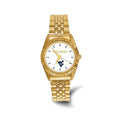 LogoArt West Virginia University Pro Gold-tone Gents Quartz Watch