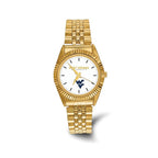 LogoArt West Virginia University Pro Gold-tone Gents Quartz Watch