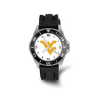 LogoArt West Virginia University Collegiate Gents Silicone Strap Quartz Watch