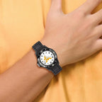 LogoArt West Virginia University Scholastic Silicone Strap Quartz Watch