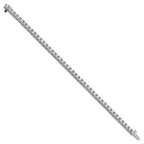 14kw 7.00ctw. Colorless Moissanite 4 Prong Tennis Bracelet