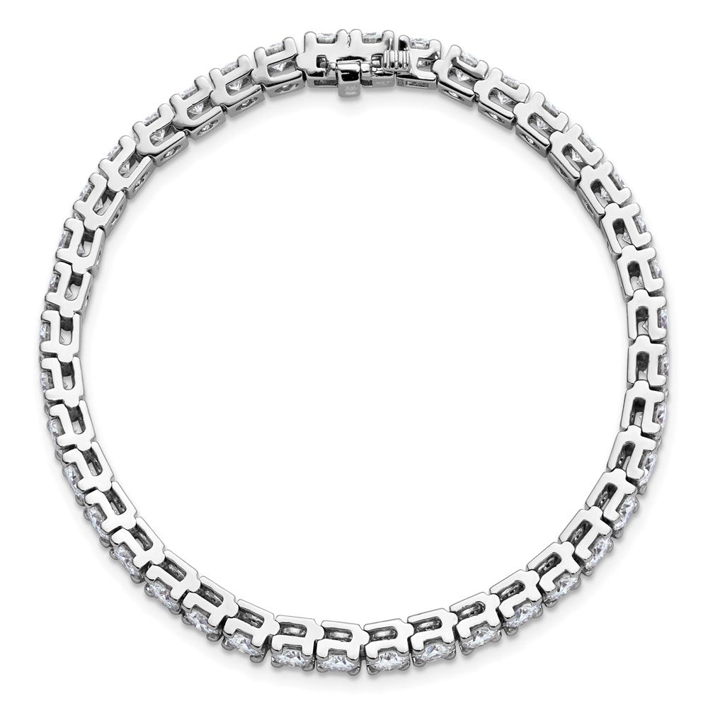 14kw 9.00ctw. Near Colorless Moissanite 4 Prong Tennis Bracelet
