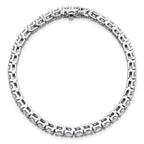 14kw 9.00ctw. Near Colorless Moissanite 4 Prong Tennis Bracelet