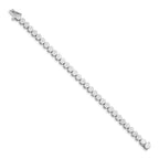14k White Gold Holds 32 Stones up to 4mm Round Add-a-Diamond 7 inch Bracelet