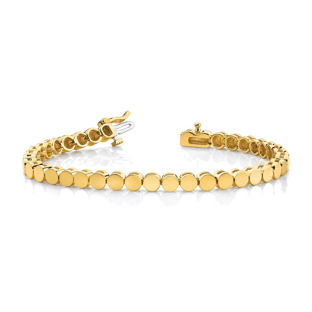 14k Holds 52 Stones up to 2.25mm Round Add-a-Diamond 7 inch Bracelet