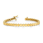14k Holds 52 Stones up to 2.25mm Round Add-a-Diamond 7 inch Bracelet