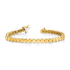 14k Holds 52 Stones up to 2.25mm Round Add-a-Diamond 7 inch Bracelet