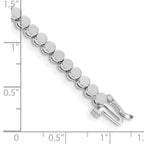 14k White Gold Holds 52 Stones up to 2.25mm Round Add-a-Diamond 7 inch Bracelet