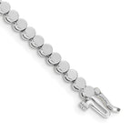 14k White Gold Holds 52 Stones up to 2.25mm Round Add-a-Diamond 7 inch Bracelet