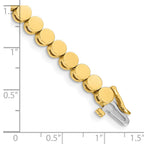 14k Holds 35 Stones up to 3.5mm Round Add-a-Diamond 7 inch Bracelet