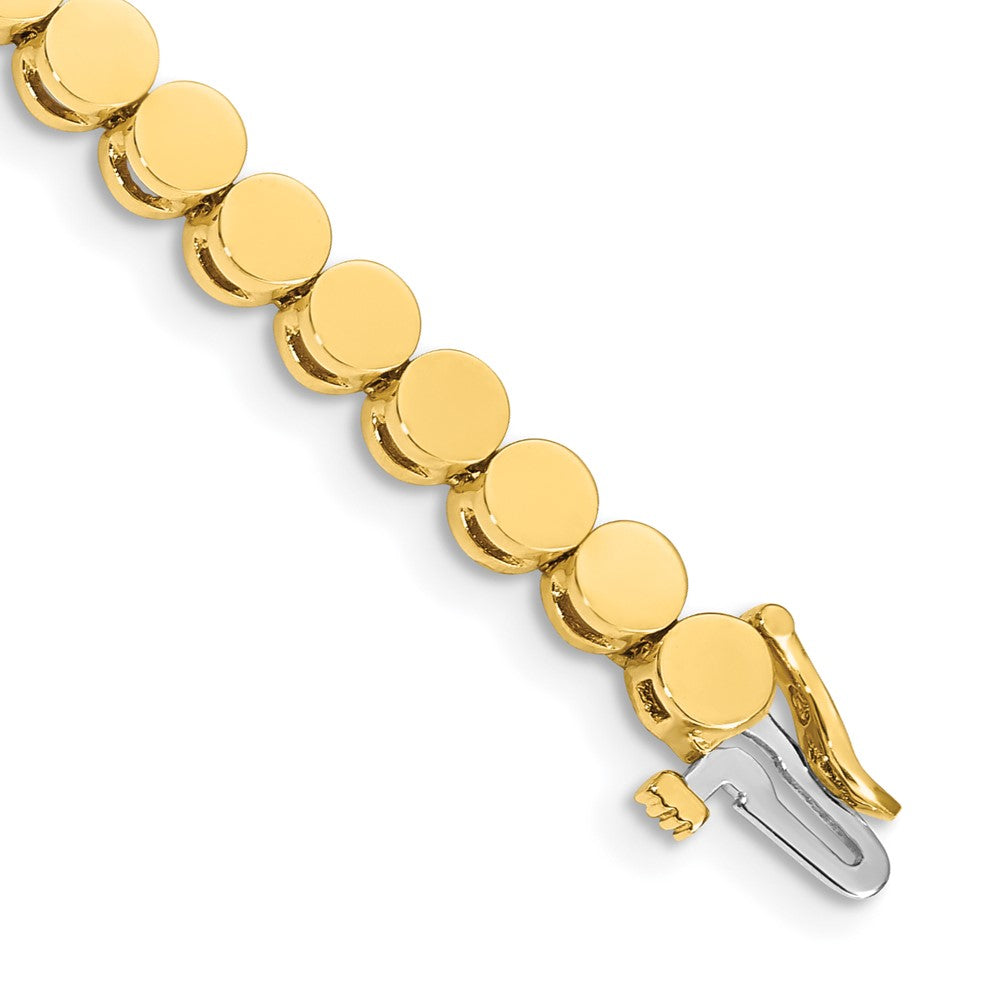 14k Holds 35 Stones up to 3.5mm Round Add-a-Diamond 7 inch Bracelet