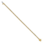 14k 3 1/3 carat Lab Grown Diamond VS/SI+ G+ Complete Tennis Bracelet