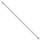 14k White Gold 3 1/3 carat Lab Grown Diamond VS/SI+ G+ Complete Tennis Bracelet
