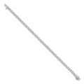 True Origin 14K White Gold 4 1/3 carat Lab Grown Diamond VS+ F+ Complete Tennis Bracelet