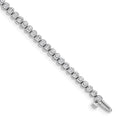 14k White Gold Complete 2.13 carat Round AAA Diamond 2-prong 7 inch Tennis Bracelet