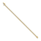 14k Complete 1.84 carat Round AA Diamond 4-prong 7 inch Tennis Bracelet