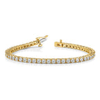 14k Complete 1.84 carat Round VS Diamond 4-prong 7 inch Tennis Bracelet