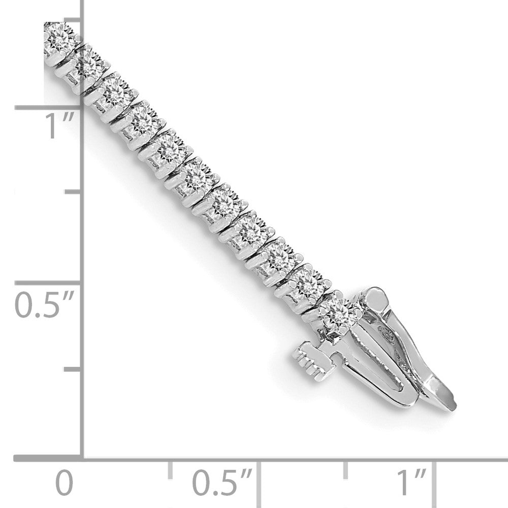 14k White Gold Complete 1.84 carat Round VS Diamond 4-prong 7 inch Tennis Bracelet