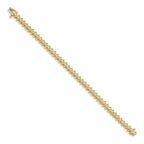 14k 3 carat Lab Grown Diamond VS/SI+ G+ Complete Round Tennis Bracelet