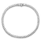 14k White Gold Complete 1.25 carat Round VS Diamond 4-prong 7 inch Tennis Bracelet
