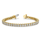 14k Complete 2.17 carat Round AAA Diamond 4-prong 7 inch Tennis Bracelet