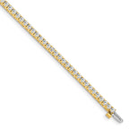 14k Complete 2.17 carat Round AAA Diamond 4-prong 7 inch Tennis Bracelet