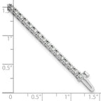 14k White Gold Complete 2.17 carat Round VS Diamond 4-prong 7 inch Tennis Bracelet