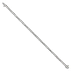 14k White Gold Complete 2.18 carat Round AAA Diamond 4-prong 7 inch Tennis Bracelet