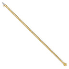 True Origin 14K Yellow Gold 2 7/8 carat Lab Grown Diamond VS+ F+ Complete Tennis Bracelet